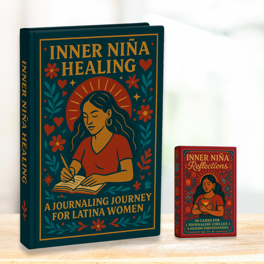 COMING SOON! Inner Niña Healing: An online journaling journey for Latina women—featuring a powerful course, guided journal, and reflection cards.