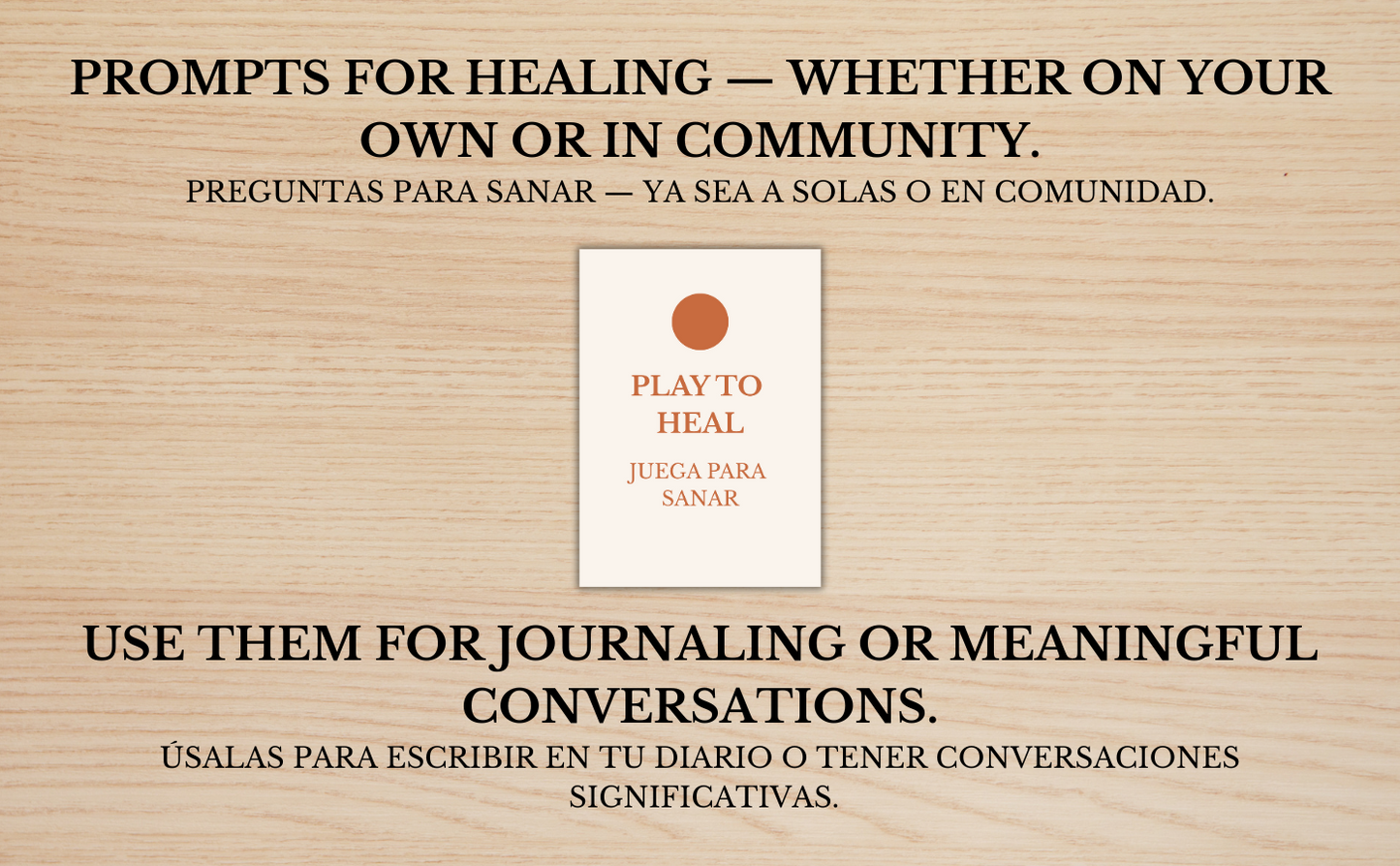 Play to Heal / Juega para Sanar