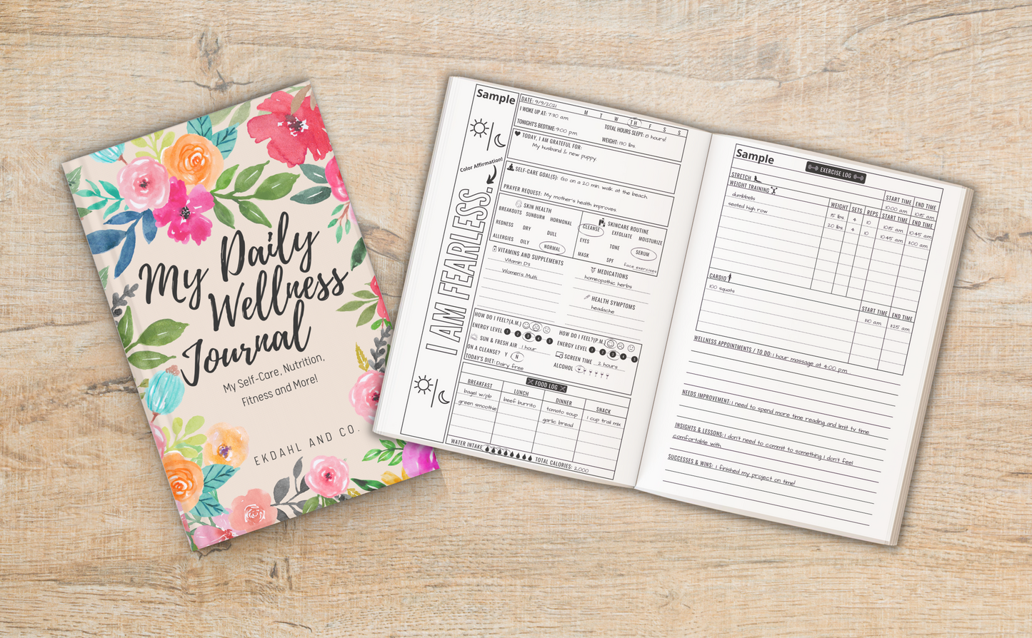 My Daily Wellness Journal: My Self-Care, Nutrition, Fitness, and More! (Paperback)