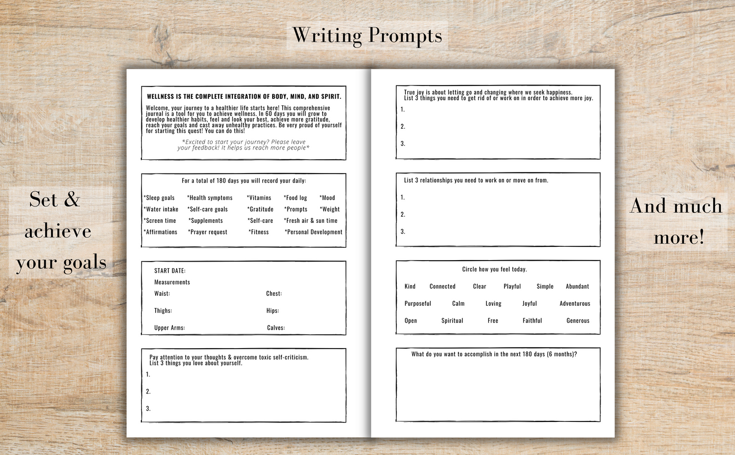 My Daily Wellness Journal: My Self-Care, Nutrition, Fitness, and More! (Paperback)
