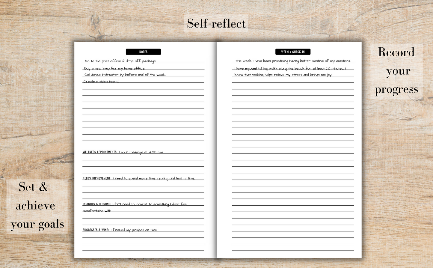My Daily Wellness Journal: My Self-Care, Nutrition, Fitness, and More! (Paperback)