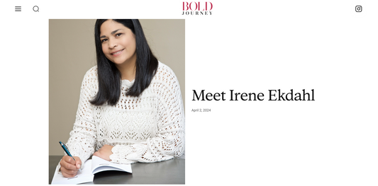 Bold Journey Magazine - Interviews Journaling Expert Irene Ekdahl